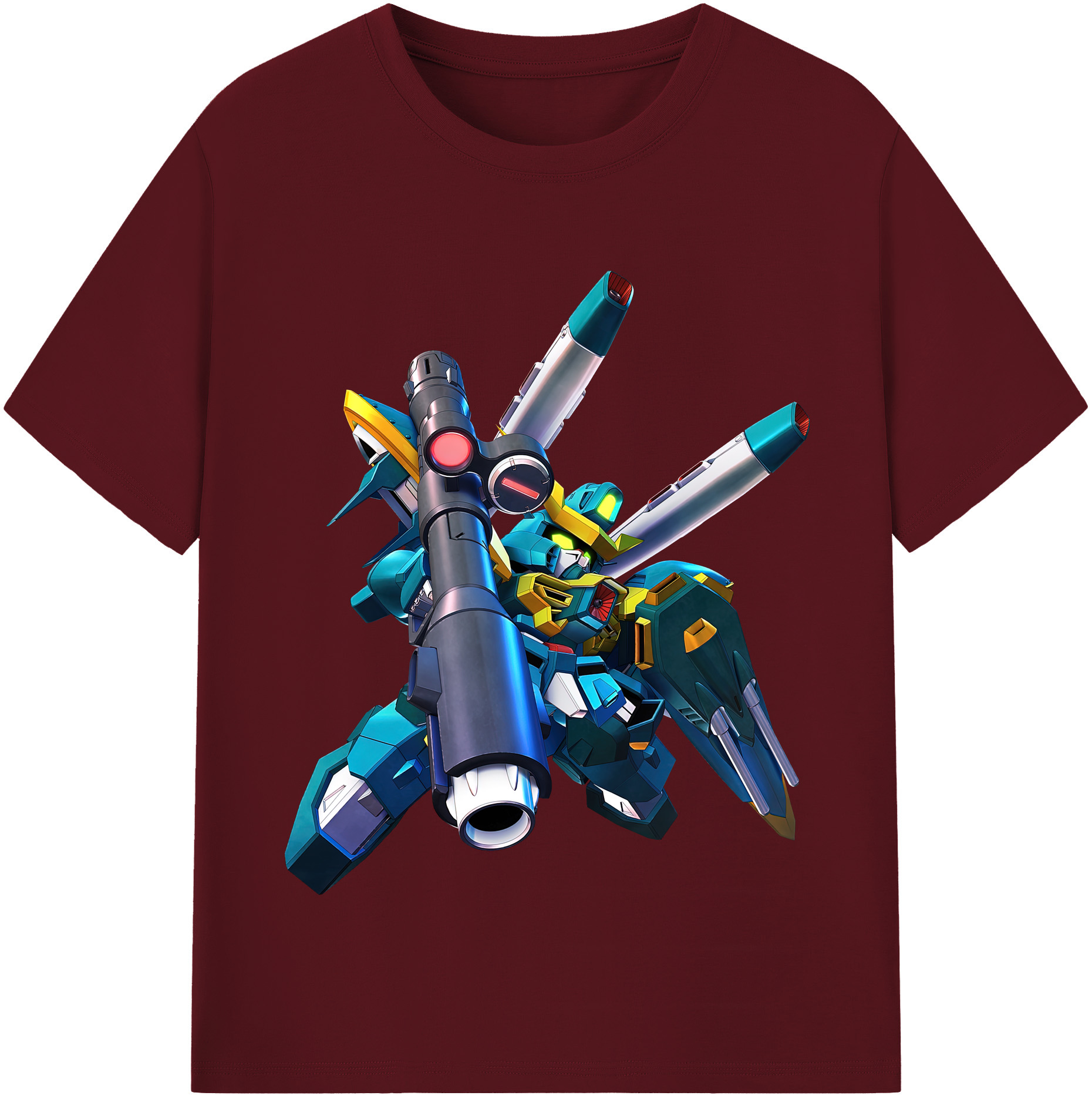 （画像用） 機動戦士ガンダム Mobile Suit Gundam 綿100％半袖Tシャツ（フロントプリント）